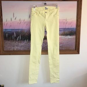 💛Yellow denim skinny jeans low rise- 1 SUMMER MUST-HAVE!